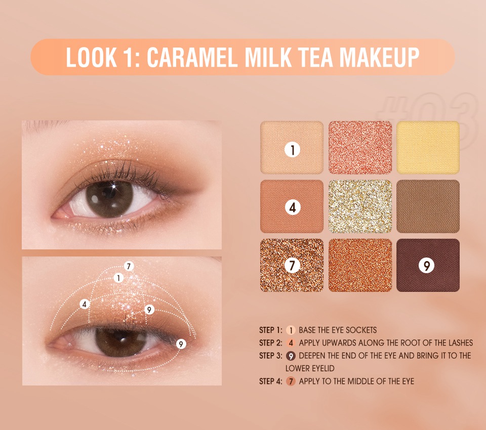 SC042 9 Color Eyeshadow Pallet