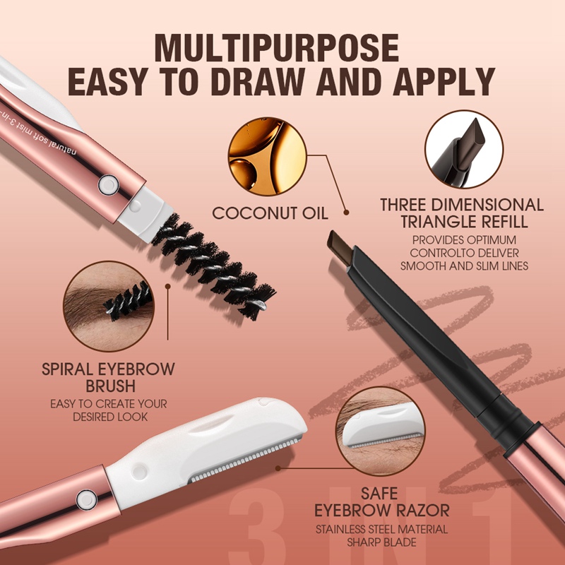 SC047 3 In 1 Multi- Founction Eyebrow Pen