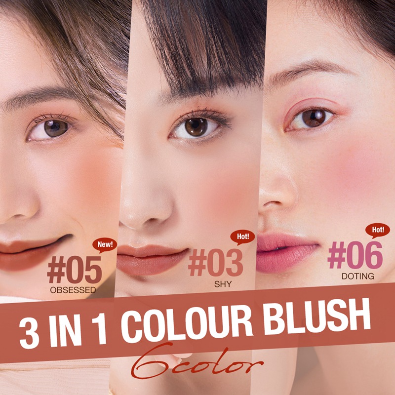 SC049 8 Color Vibrant Blush Stick